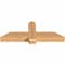 Ekena Millwork Eugene Smooth Timber Gable Bracket, Western Red Cedar, 48"W x 18"H x 5 1/2"D x 5 1/2"F, 9/12 Pitch GBW048X18X0606EUG00SWR - alternate 5